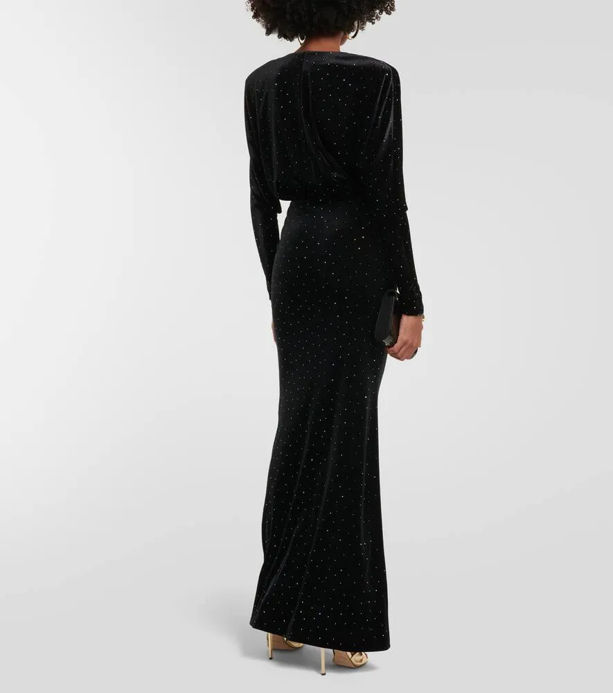 Alexandre Vauthier Crystal-embellished gown