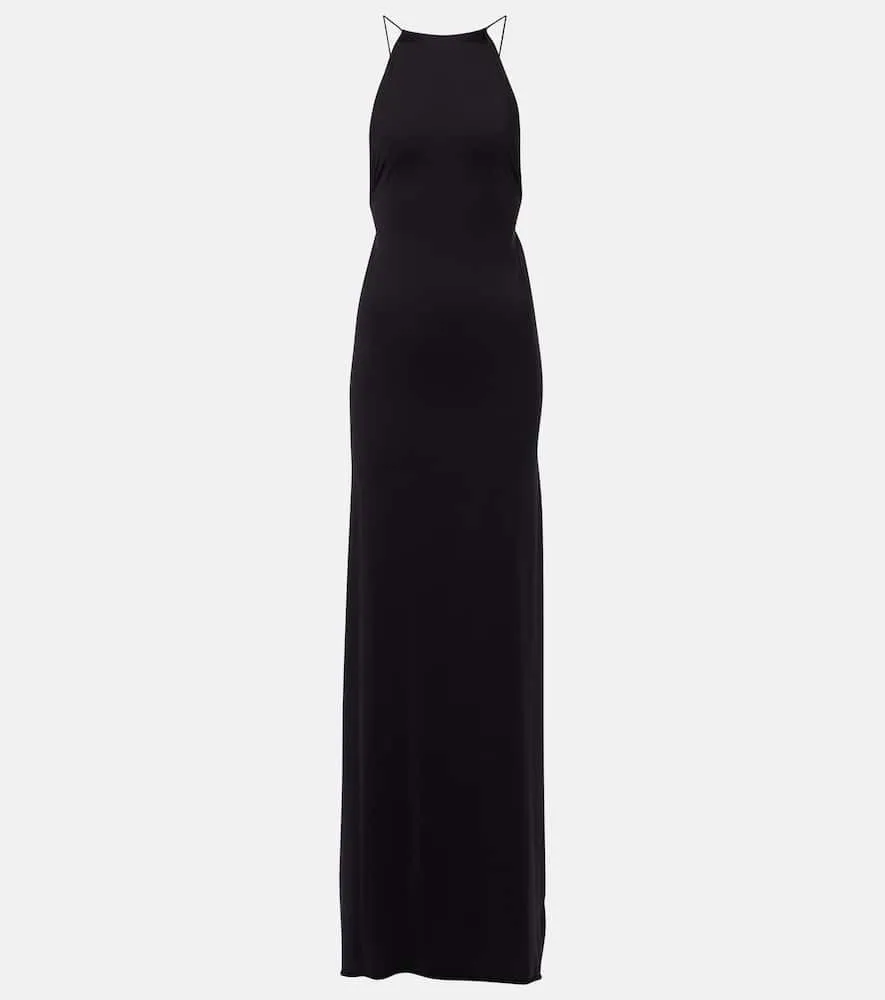 Coperni Suspended Triangle open-back maxi dress