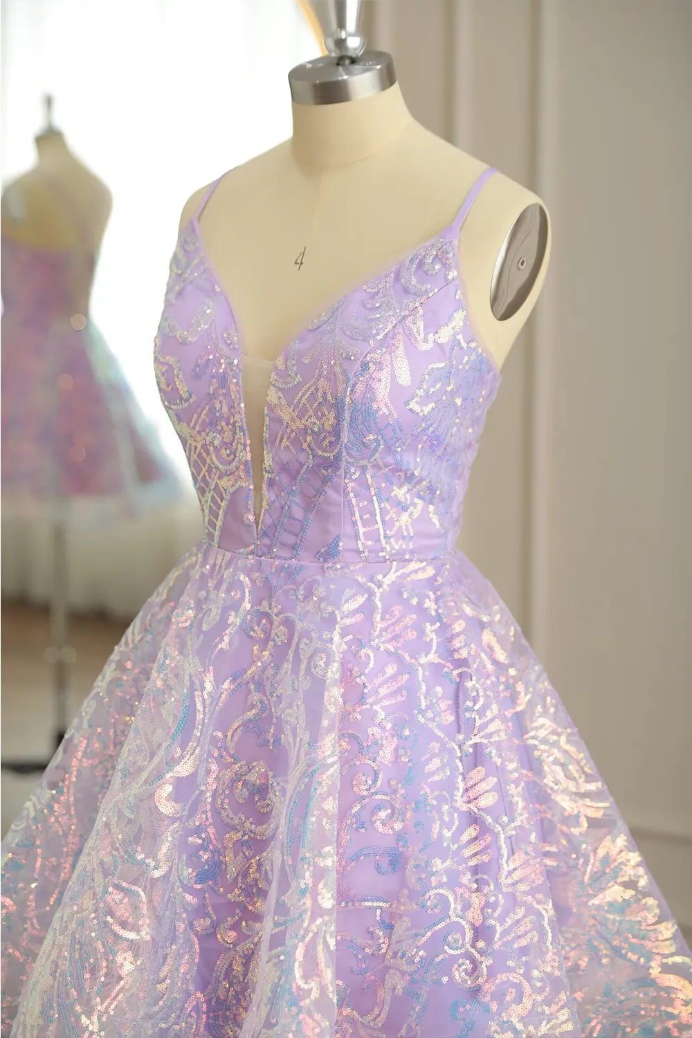 Cute Spaghetti Straps Short/Mini A Line Homecoming Cocktail Dresses Beautiful