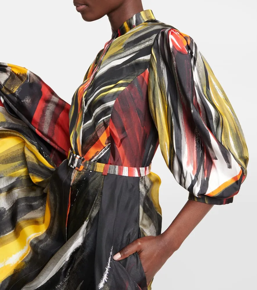Gabriela Hearst Dexter printed silk maxi dress
