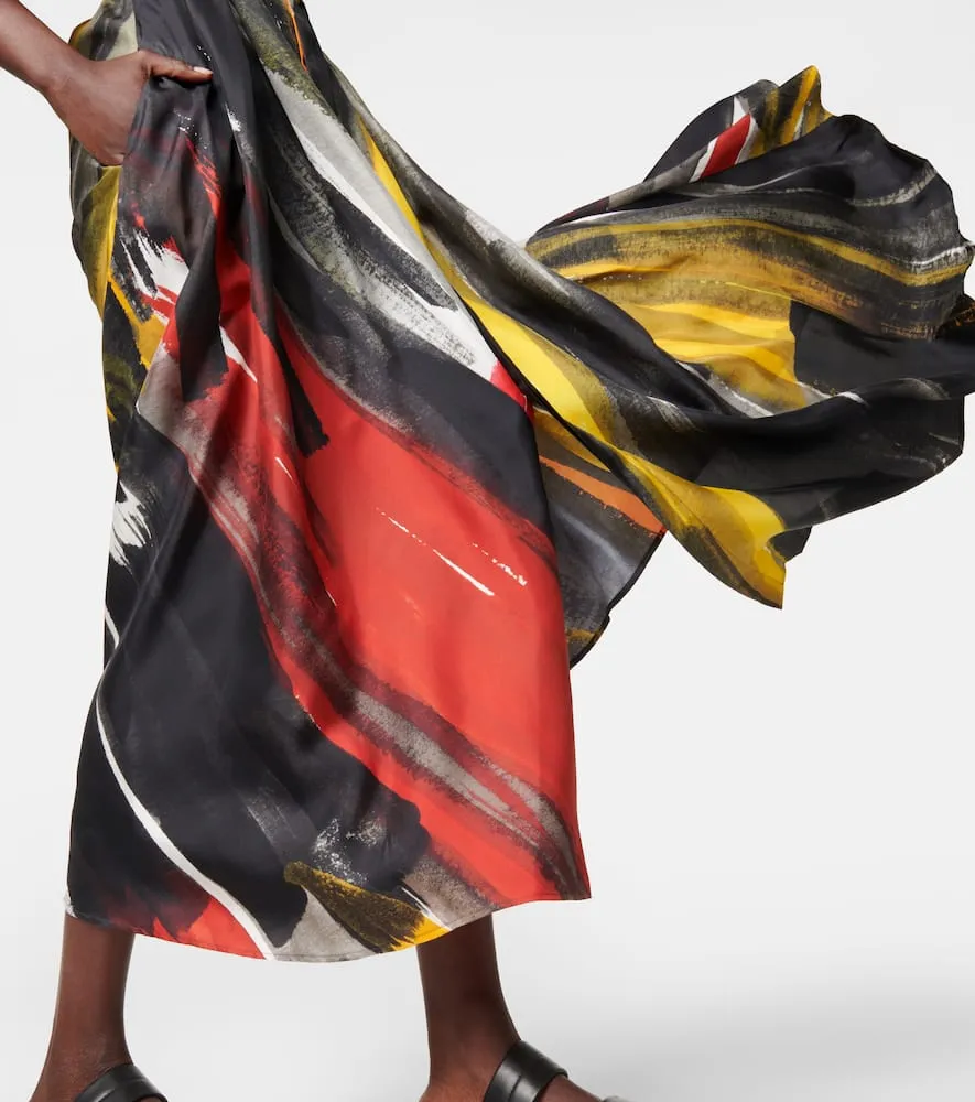 Gabriela Hearst Dexter printed silk maxi dress