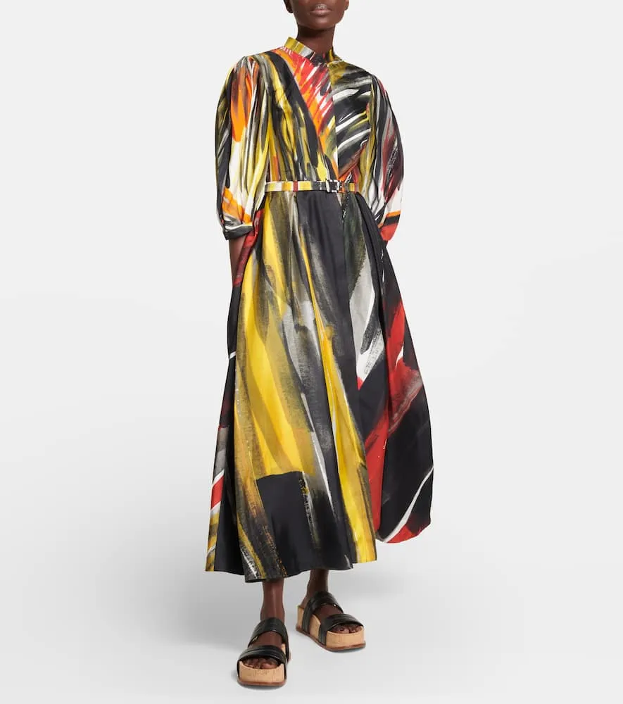 Gabriela Hearst Dexter printed silk maxi dress