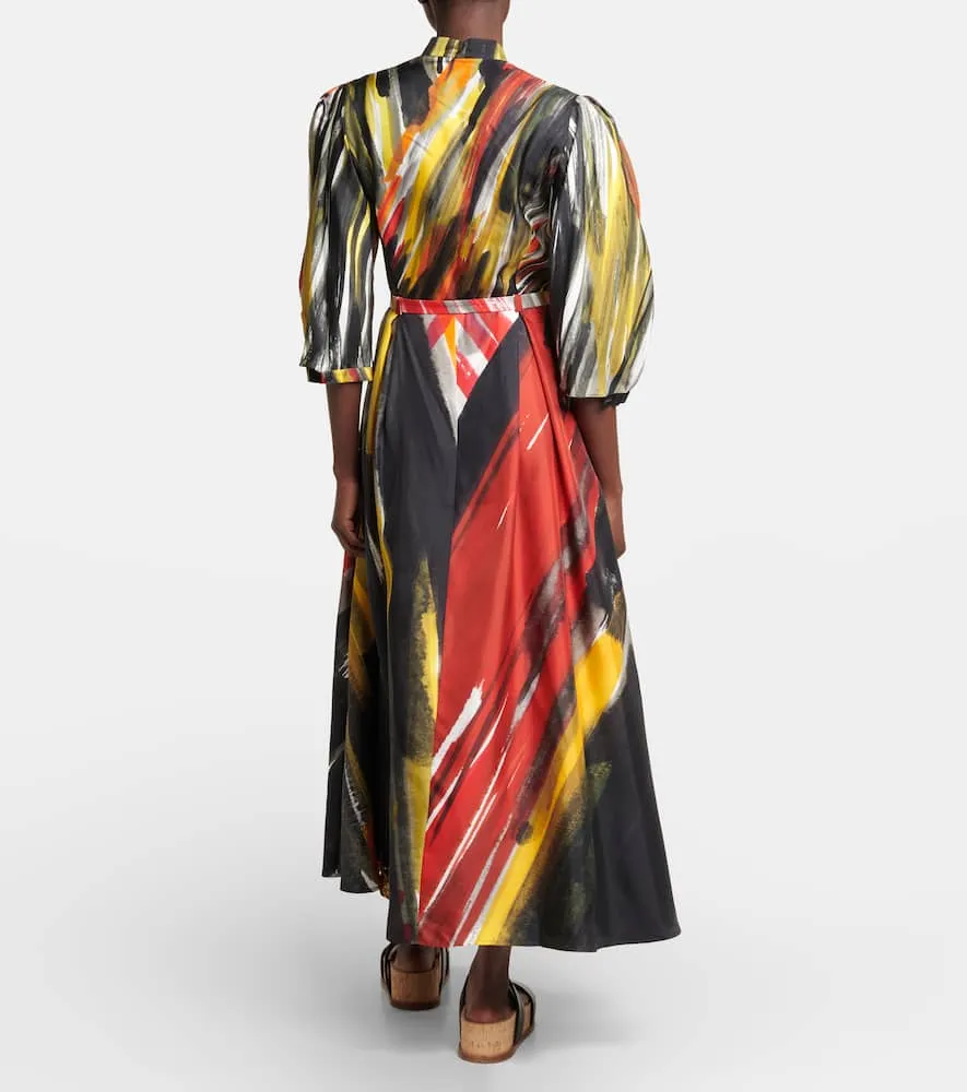Gabriela Hearst Dexter printed silk maxi dress