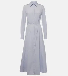 Gabriela Hearst Eugene cotton shirt dress