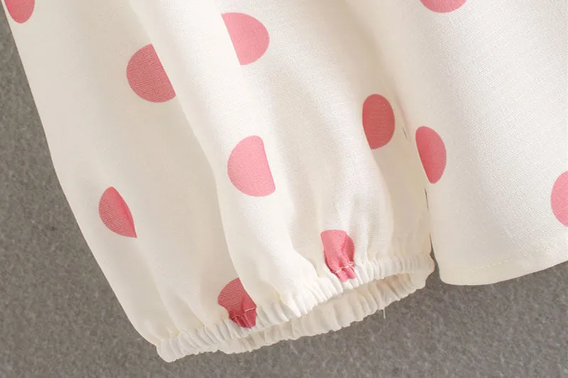 POLKA DOT BLOUSE