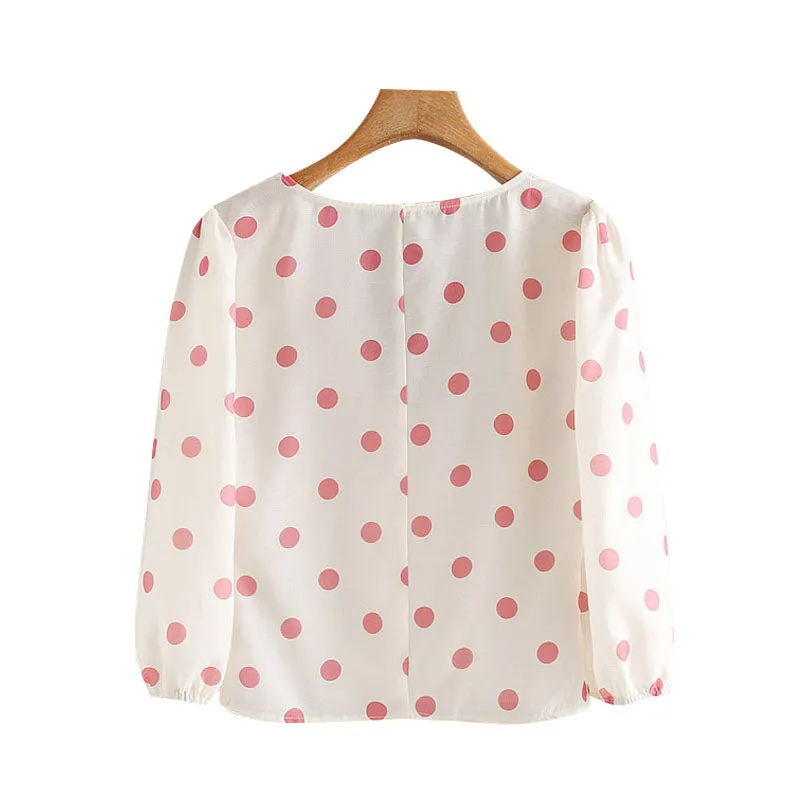 POLKA DOT BLOUSE