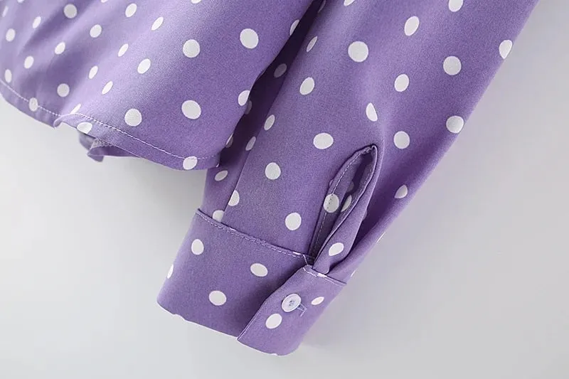 POLKA DOT PRINT SHIRT