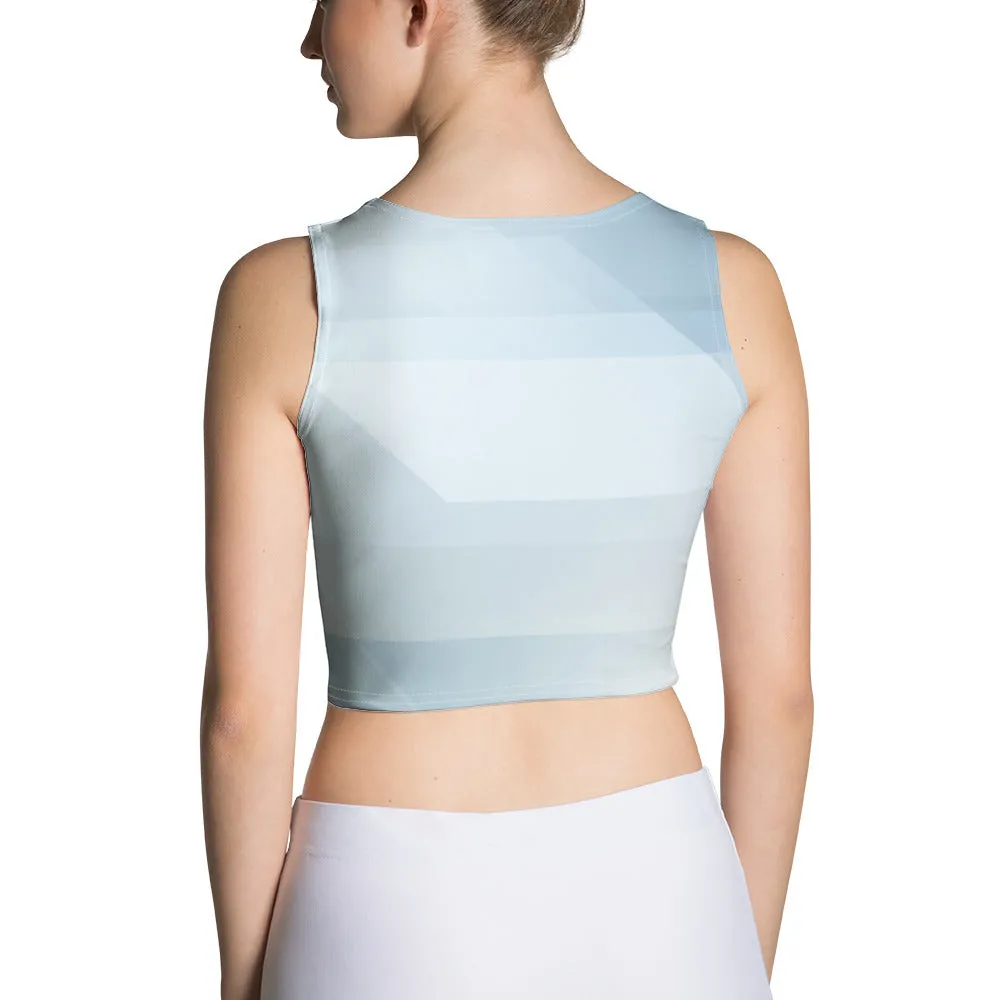 Sky-Blue Summer Crop Top