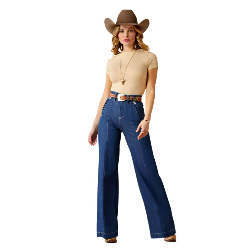 Women's Ariat Ultra High Rise Bria Wide Leg Jeans 10053539