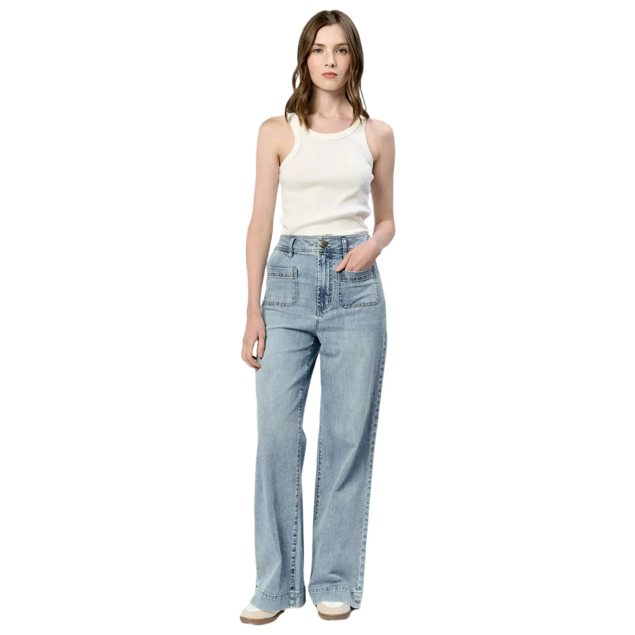 Women's Dear John Audrey Wide Leg Pants DPM55A545ZUR