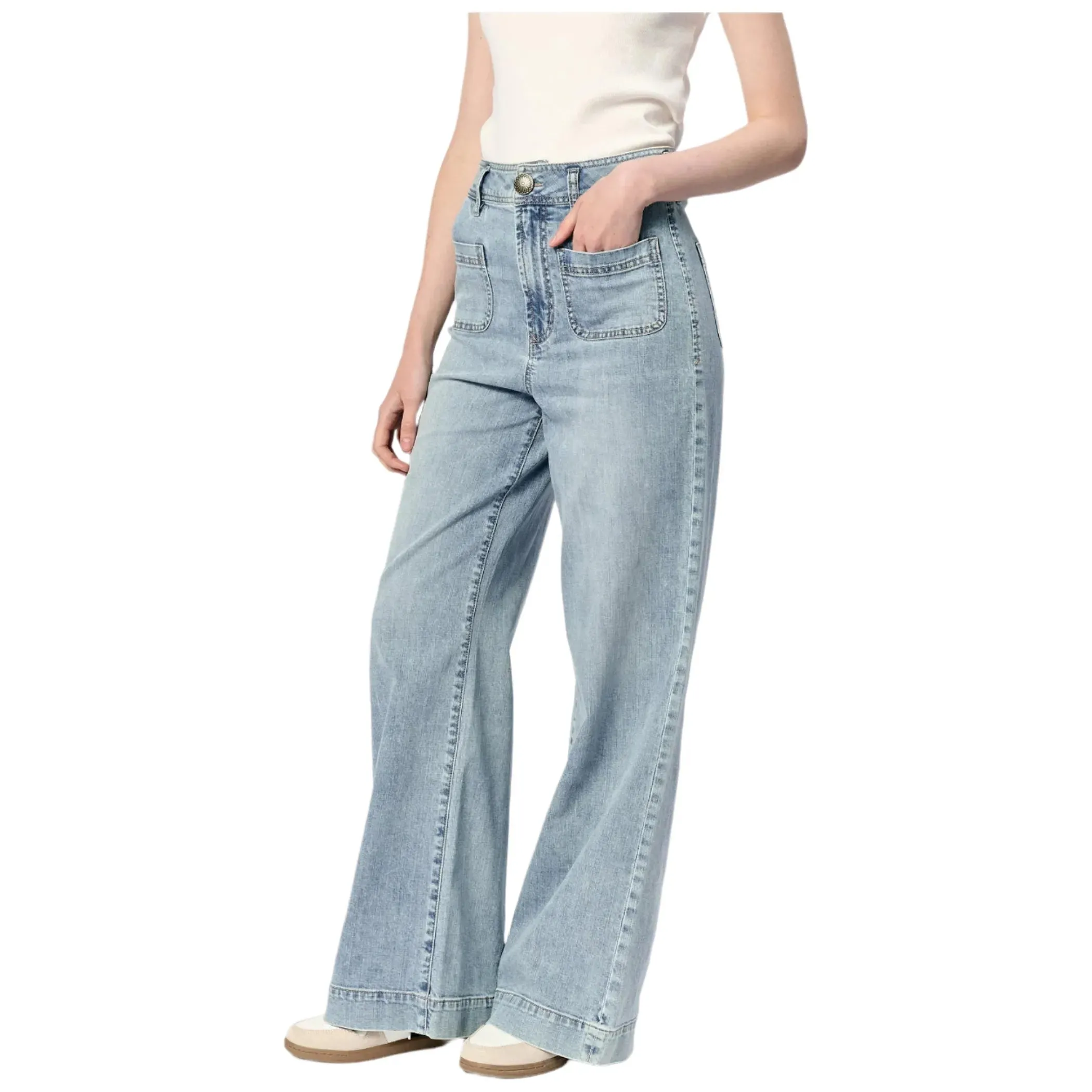 Women's Dear John Audrey Wide Leg Pants DPM55A545ZUR